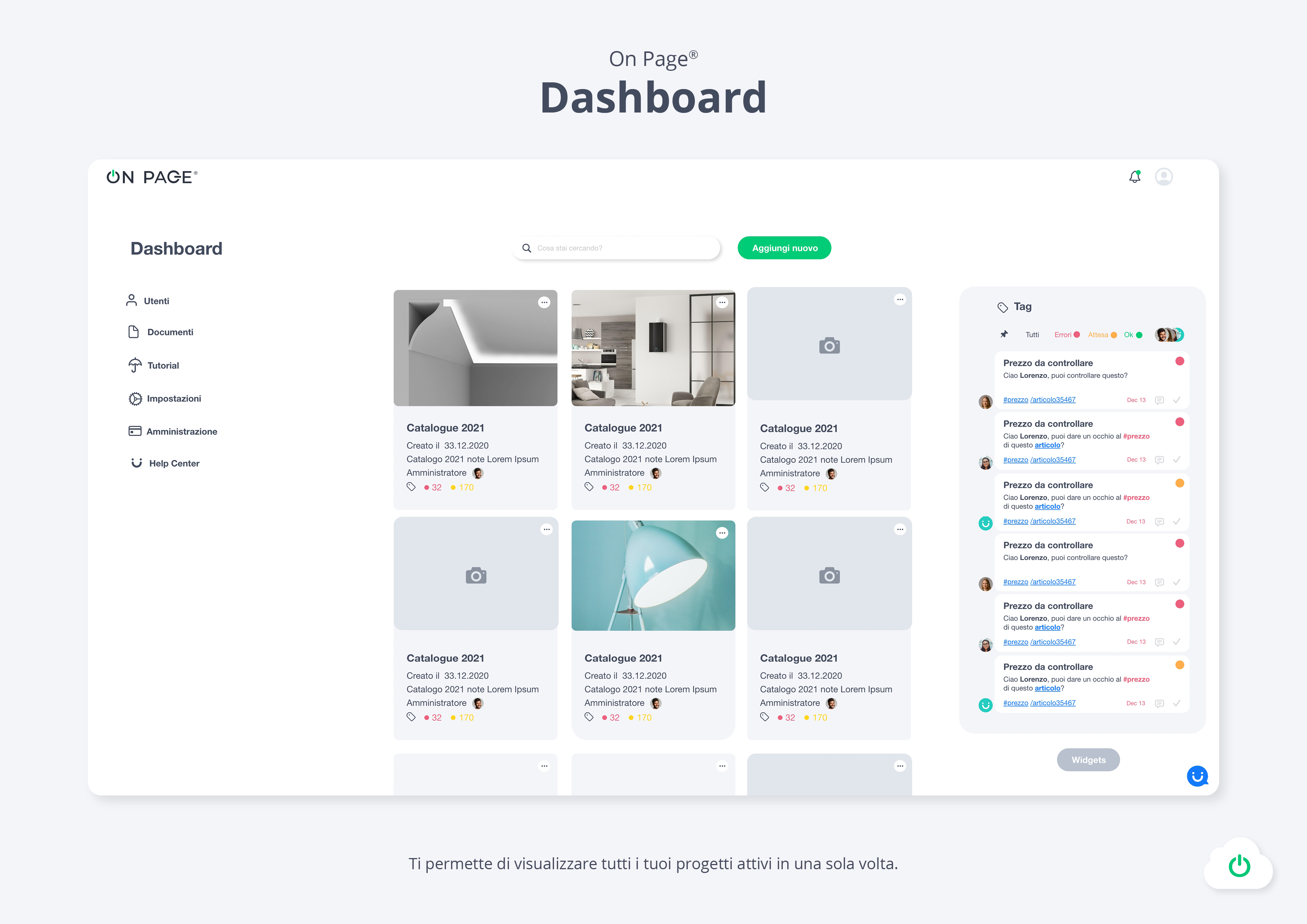 screenshot of On Page